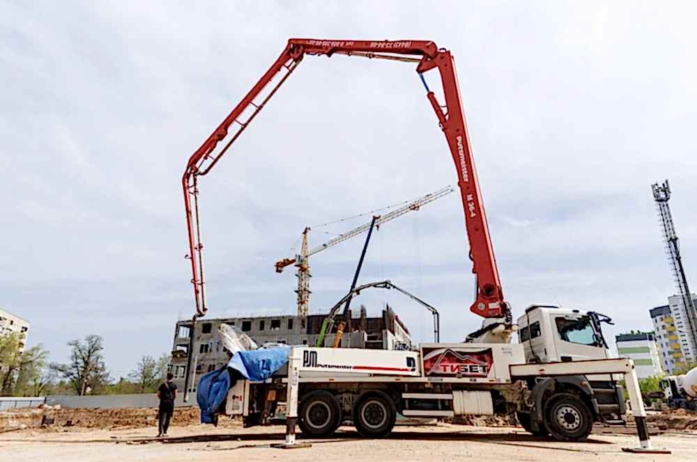 насос для подачи бетона аренда бетононасоса