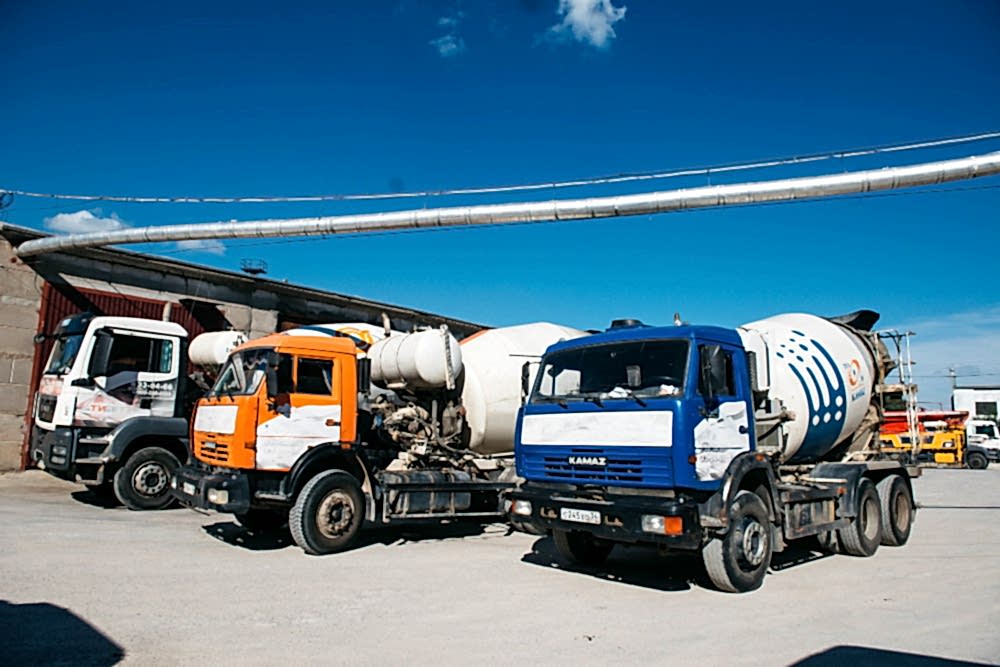 доставка бетона миксером