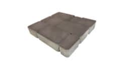 Тротуарная плитка "Старый город" коричневая