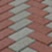 Тротуарная плитка "Кирпич" коричневая