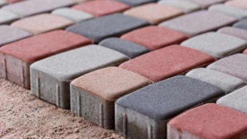 Тротуарная плитка "Старый город" красная Тротуарная плитка "Старый город" красная